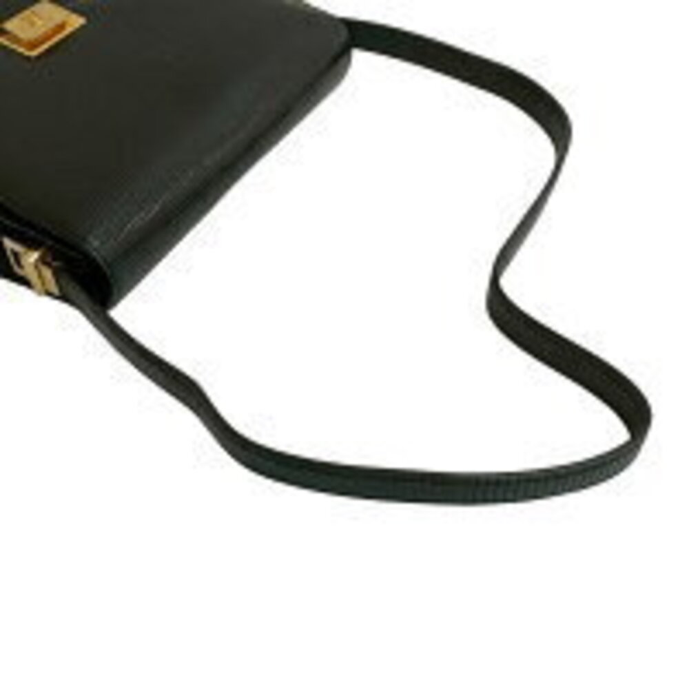 Celine Triomphe logo leather Shoulder Bag 2way black - Picture 4 of 9